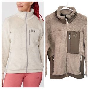 MOUNTAIN Hardwear Polartec fleece zip front jacket with 3 zip pockets, XS